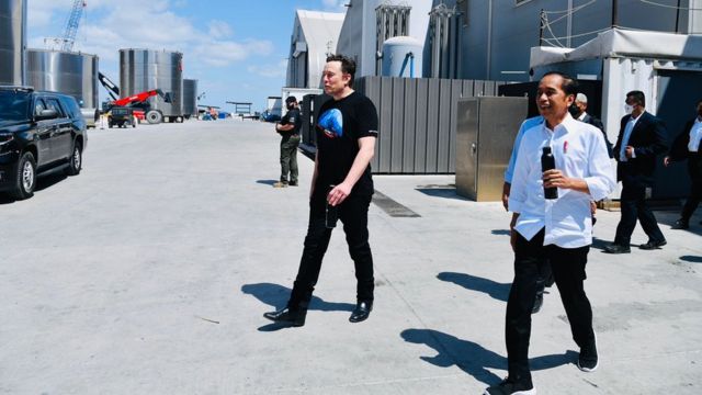 Elon Musk, Space X, Jokowi