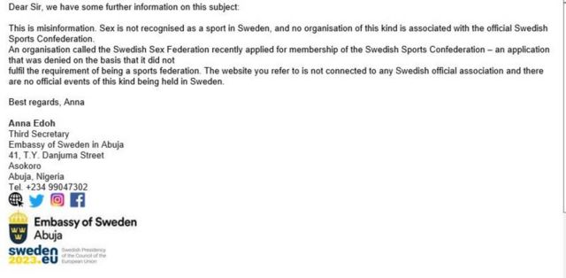 La Suède reconnaît le sexe comme une discipline sportive et organise le  premier tournoi - Haiti24