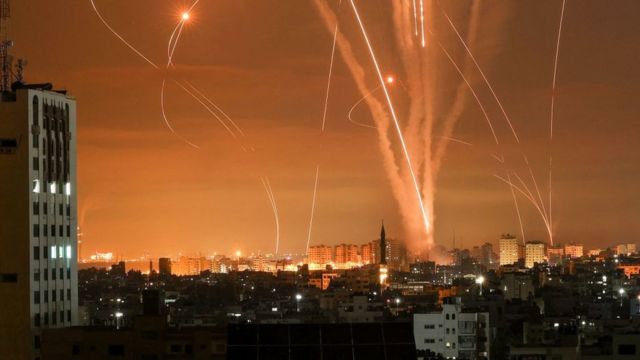 Ataque en Gaza.
