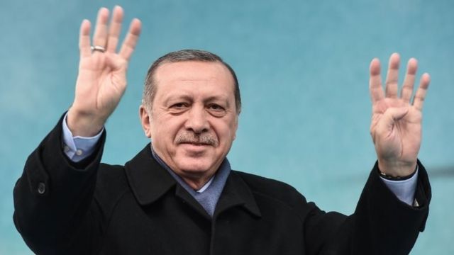 Perezida Erdogan arashaka kongera ububasha bwe muri kamarampaka yo mu kwei kwa Kane