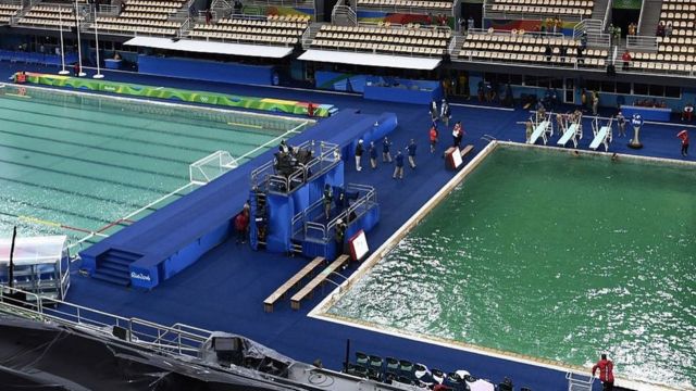 Organização admitiu erro na rotina de manutenção das piscinas do Maria Lenk