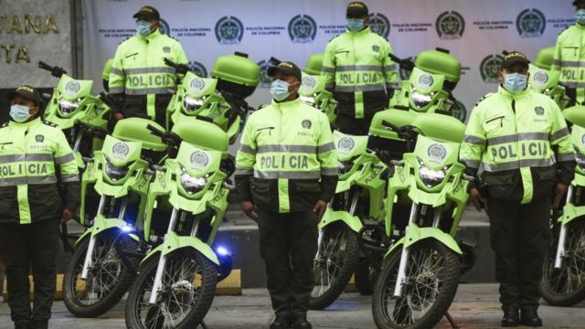 La policía colombiana detuvo a principios de julio a dos presuntos integrantes del Tren de Aragua en la localidad de Kennedy, en Bogotá.