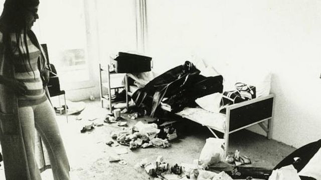 الغرفة التي قُتل فيها إسرائيليان في مقر سكن البعثة الإسرائيلية