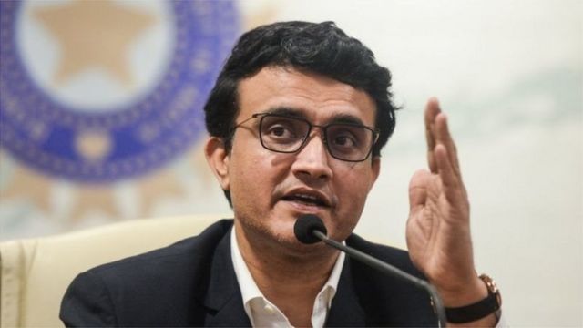 The new BCCI president, Sourav Ganguly