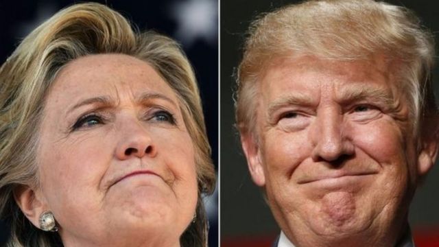 Hillary Clinton na Donald Trump