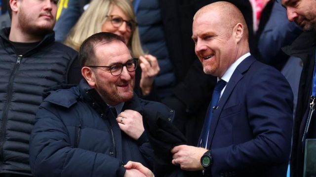 Kevin Thelwell and Sean Dyche