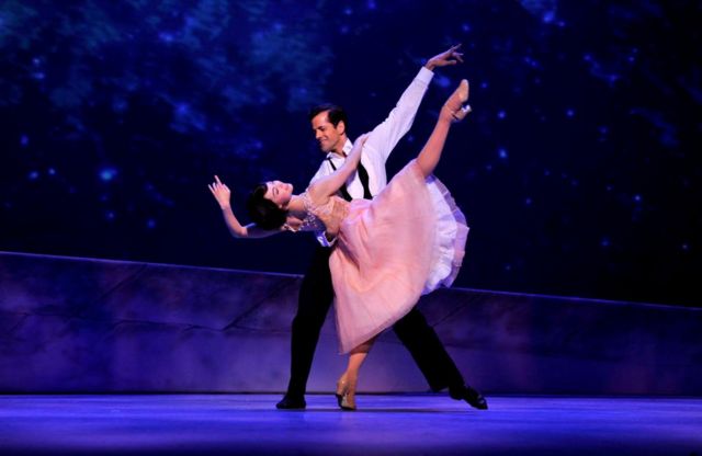 Robbie Fairchild and Leanne Cope in An American in Paris, at the Dominion Theatre, London, in 2017