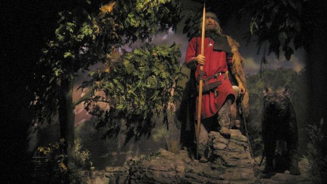 Экспозиция музея викингов в Йорке.