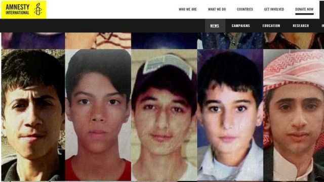 عفو بین‌‌الملل گزارش خود را تحت عنوان"به بچه‎هایمان شلیک کردند" منتشر کرده است