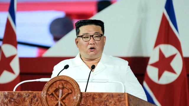 Kim Jong Un on July 27, 2022