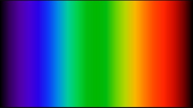 Imagem mostra espectro de cores