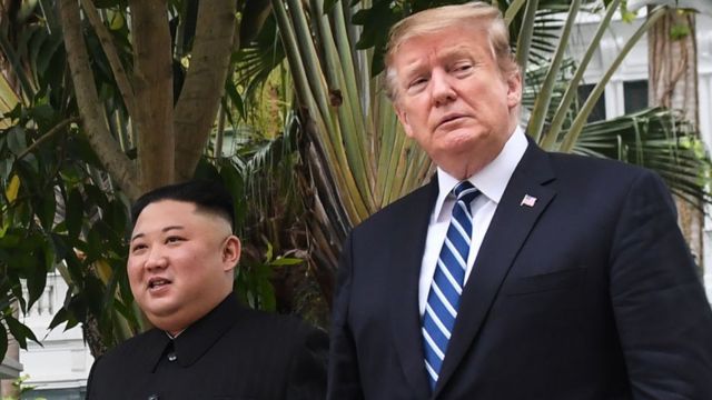 Kim Jong-un y Donald Trump