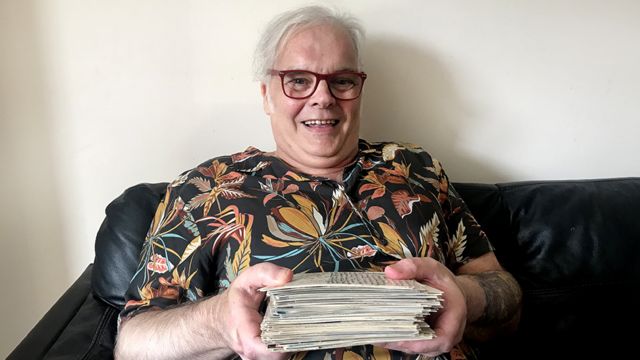 Stu Prince has thousands of postcards in his collection.