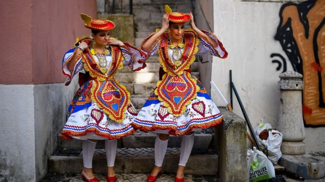 Bailarinas em Portugal