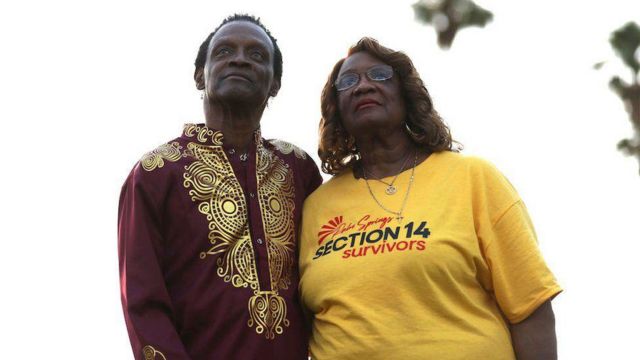 Alvin Taylor y su hermana Pearl.