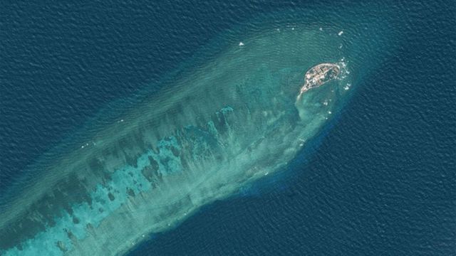 Arrecife Pearson, también conocido como isla Phan Vinh