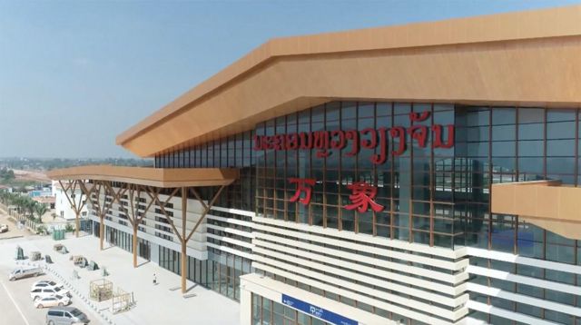老挝首都万象的火车站。
