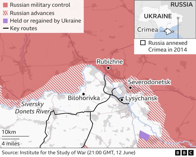 Russia Ukraine Live Map Bbc