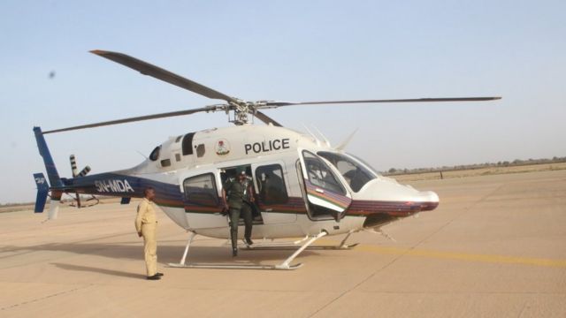 Police IG say helicopters go begin patrol states, say make Nigerians no  fear - BBC News Pidgin