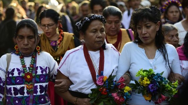 La candidata presidencial María de Jesús Patricio