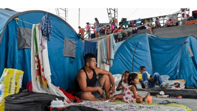 Refugiados venezuelanos na Colombia