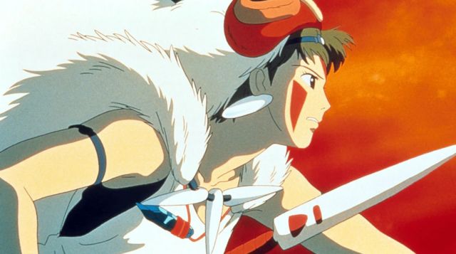 Cena da animação japonesa 'Princesa Mononoke'