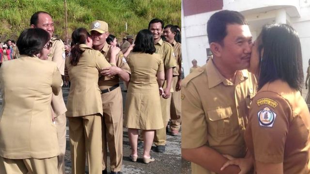 Ciuman massal para suami istri PNS di Nias Selatan: Apa ...