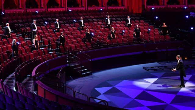 The BBC Singers at the First Night of the Proms