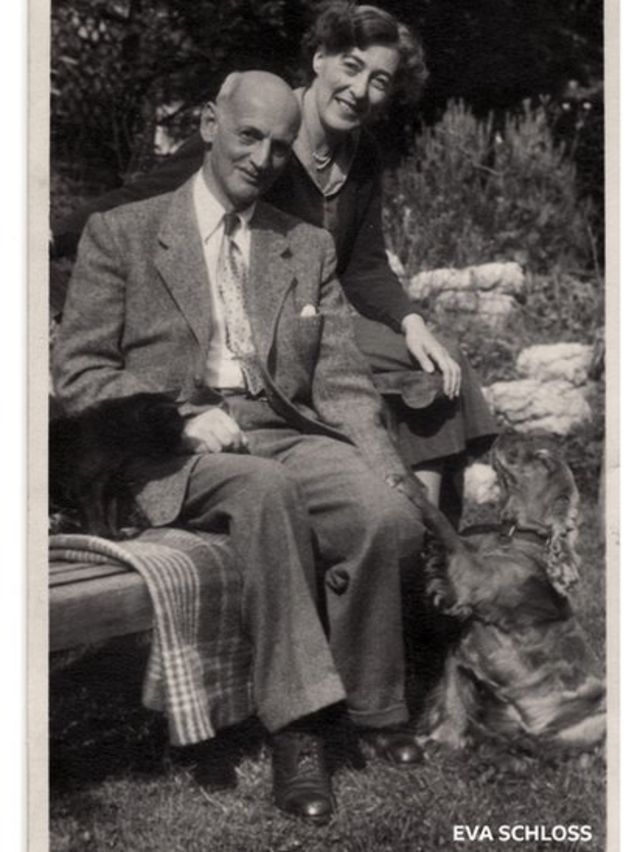 Fritzi e Otto Frank em 1960