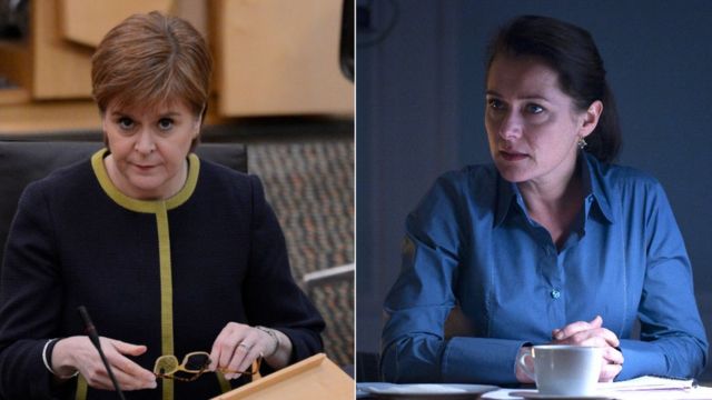 Nicola Sturgeon and Borgen's Birgitte Nyborg