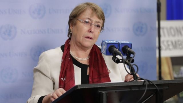 Birleşmiş Milletler'in İnsan Hakları Yüksek Komiseri Michelle Bachelet
