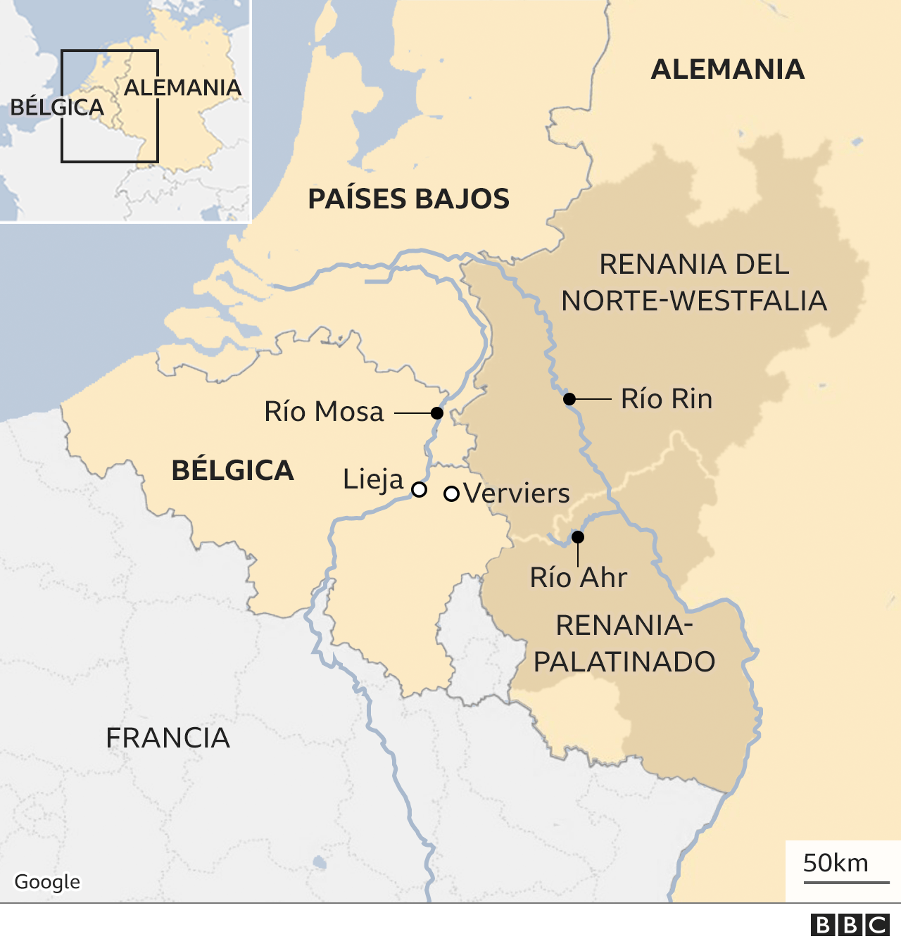Mapa Europa.