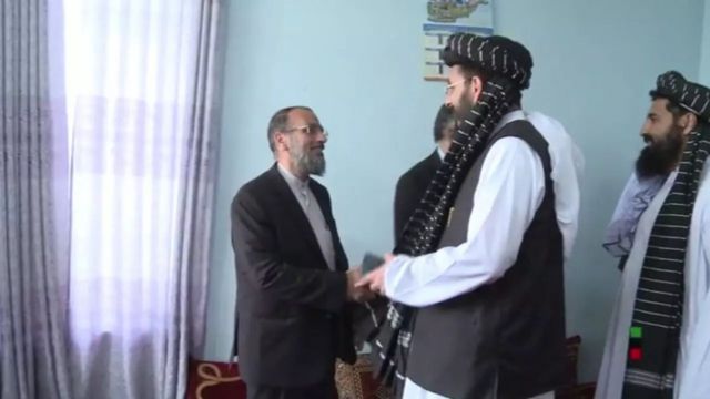 حسن مرتضوی در دیدار با معاون وزارت کشور طالبان در کابل