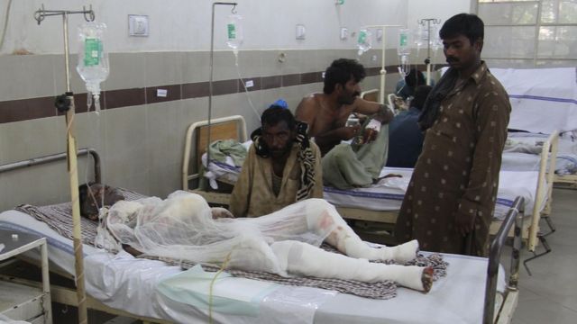 ٹینکر حادثے کے زخمی
