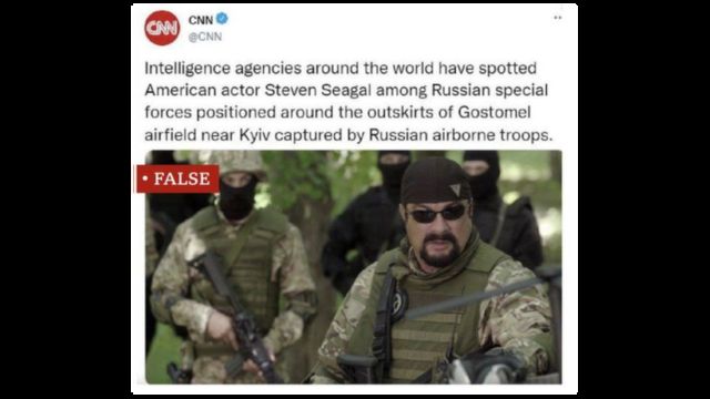 Soldiers in CNN tweet