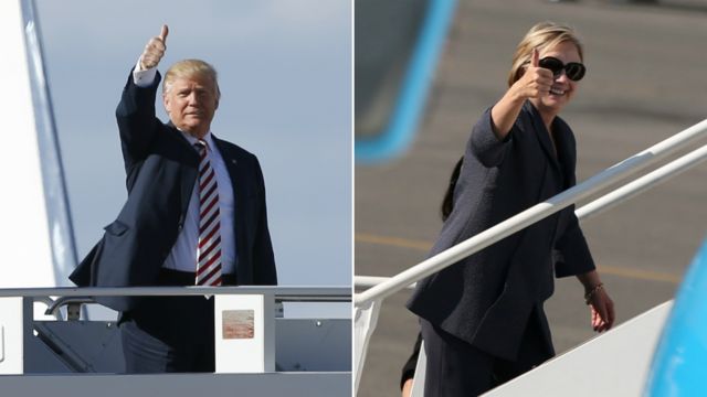 Trump na Clinton