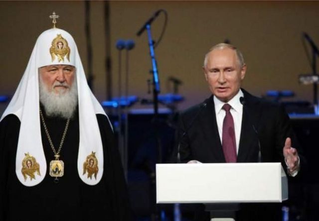 宗主教基里尔是俄罗斯东正教的领袖，也是俄罗斯总统普京的亲密盟友