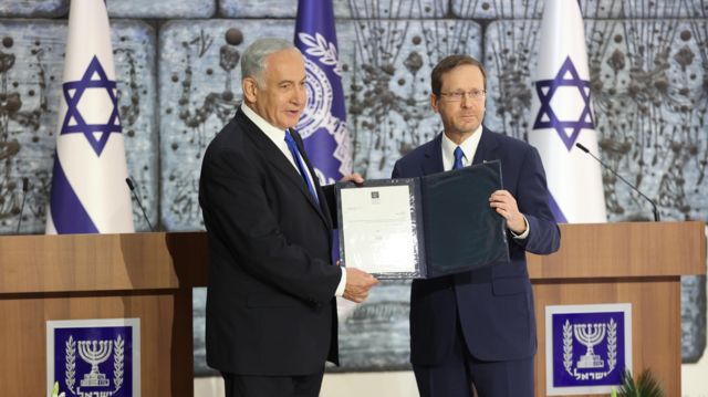 netanyahu ve herzog 