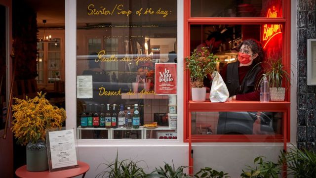 Restaurante en París.
