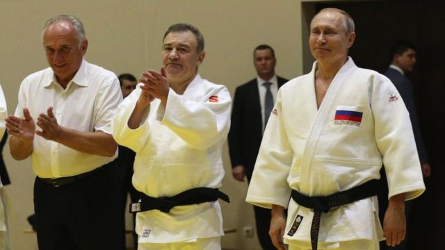 Vasily Anisimov, Arkady Rotenberg e Vladimir Putin