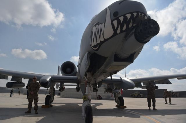 A-10 Thunderbolt на базе США в Кандагаре
