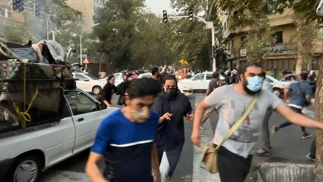 Protestas en Teherán