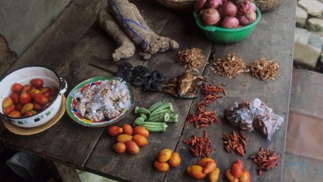 Food items.