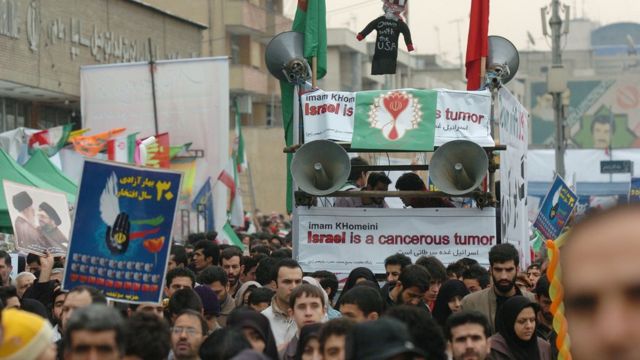 مظاهرة ضد إسرائيل في إيران