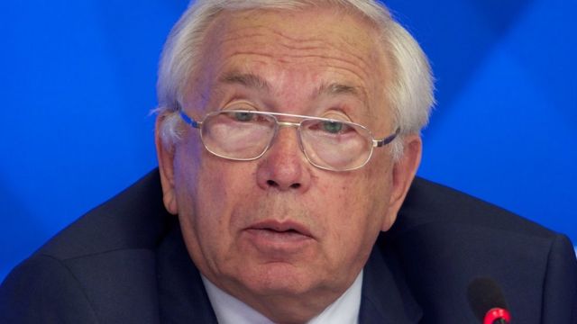Vladimir Lukin mu kiganiro n'abanyamakuru