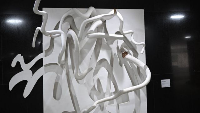 Escultura de madera de Frans Krajcberg