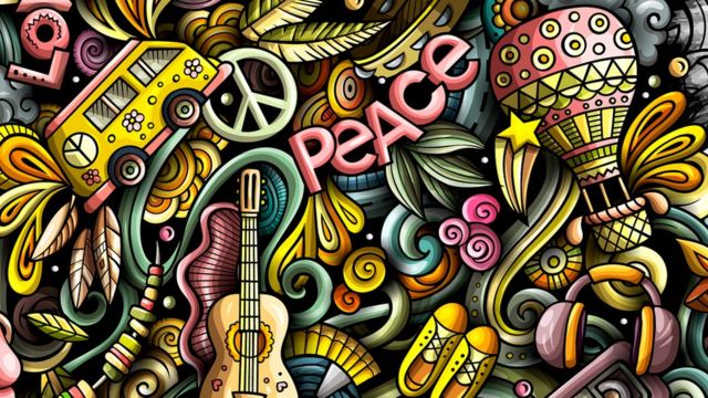 Paisaje hippie