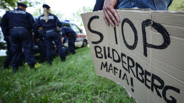 Protesta contra el foro Bilderberg