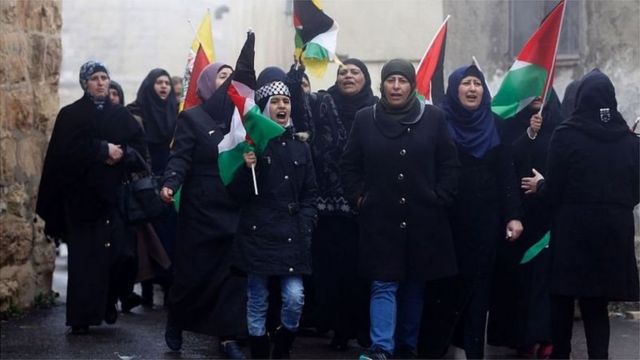 فلسطین مظاہرین