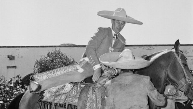 دوک در سفر به مکزیک در اکتبر ۱۹۶۴